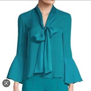 Alice + Olivia "Meredith" silk blouse size 2